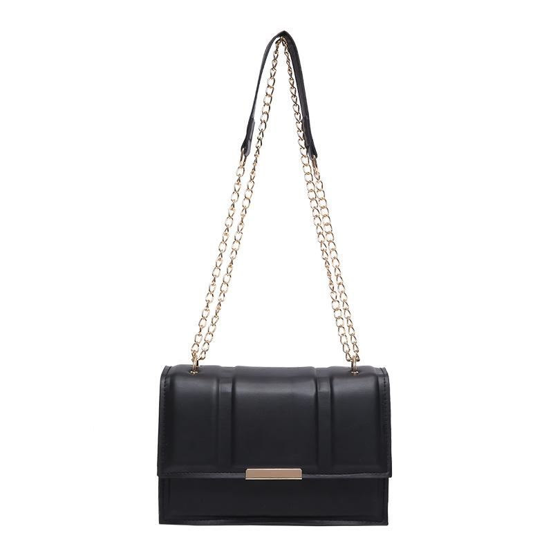 Красивая повседневная однотонная сумка через плечо, новый стиль, повседневная сумка на новый модный простой кроссбоди, маленькая квадратная сумка