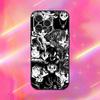 S-Shizuku M-Murasaki Anime Phone Case For iPhone 16,15,14,13,12,11,Pro,Max,Plus,X,XS,XR,SE,8,7,Mini,Soft Silicone Black Case