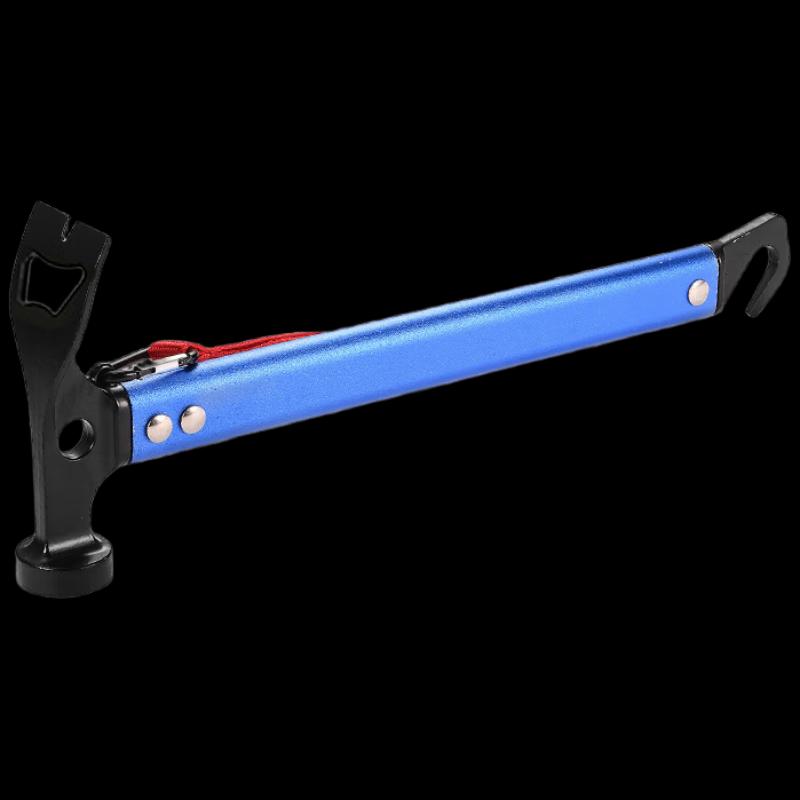ZISIZ Outdoor Camping Tent Peg Hammer with Bottle Opener