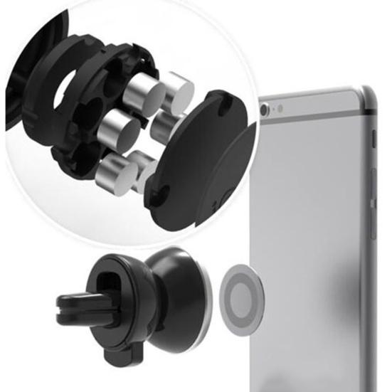 Universal Auto Car Air Vent Outlet Holder Mini Mount Magnetic Phone Stand Rack