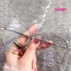 Retro Eye Wear Metal Myopia Optical Mirror Vision Care Anti-blue Light Glasses Eyeglasses