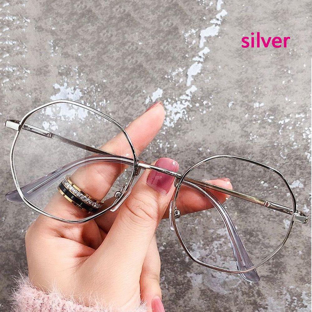 Retro Eye Wear Metal Myopia Optical Mirror Vision Care Anti-blue Light Glasses Eyeglasses