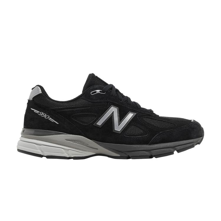 Мужские кроссовки New Balance 990v4 MiUSA Черный Серебристый Черный/Серебристый