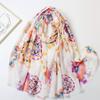 2024 Spring And Autumn Winter New Cotton And Hemp Long Thin Scarf Travel Versatile Sunscreen Warm Shawl For Women