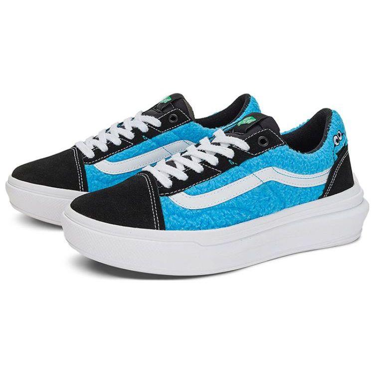 Улица Сезам x Vans Old Skool Overt Comfycush Кроссовки Унисекс Синий Черный VN0A7Q5EY40