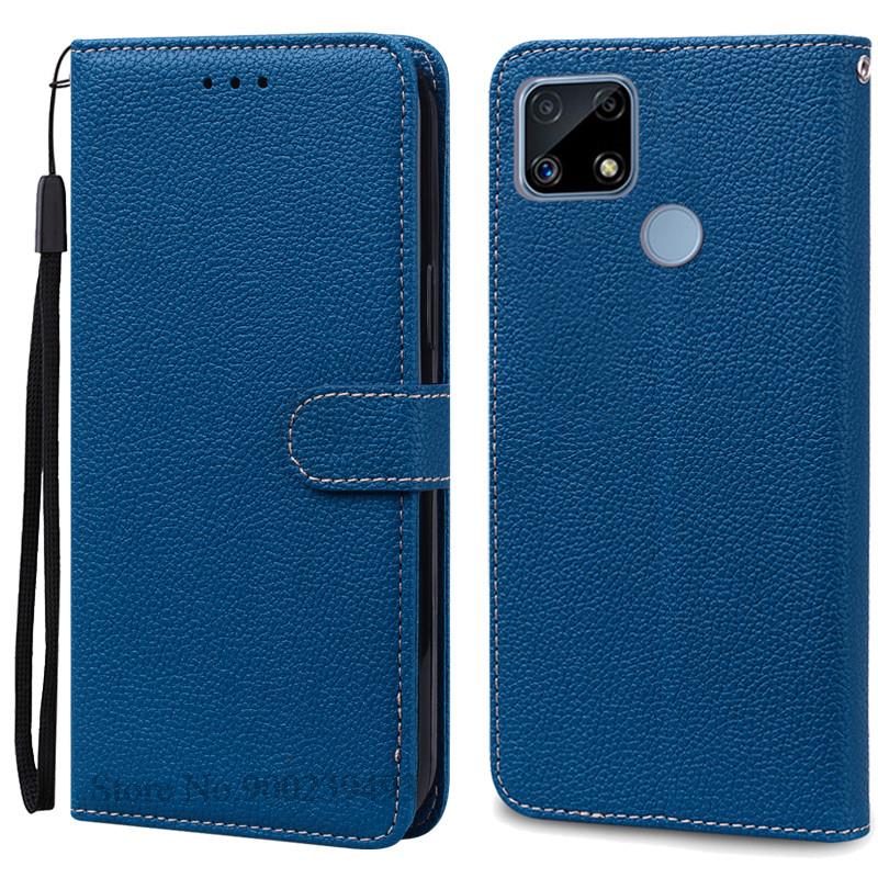 Чехол RealmeC25 C25 s C25 Y, силиконовый кожаный чехол-кошелек для OPPO Realme C25, чехол C25S Fundas для Realme C25Y, чехол Fundas