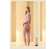 Women's Solid Color Seamless Thermal Underwear Top Bottoms Winter Long Sleeve Warm Lingerie