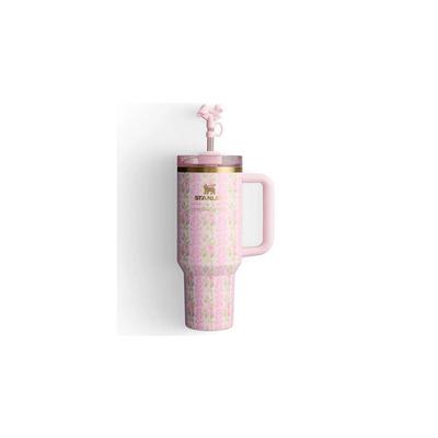 Кружка для питья Love Shack Quencher H2.0 40 унций, нержавеющая сталь розовая роза - 1,18 л, с вакуумной изоляцией, герметичная, идеальный подарок, для улицы