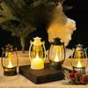 Retro Mini Lantern Candle LampPortable Night Light Kerosene Lamp Decorative Wind Lamp Ornament