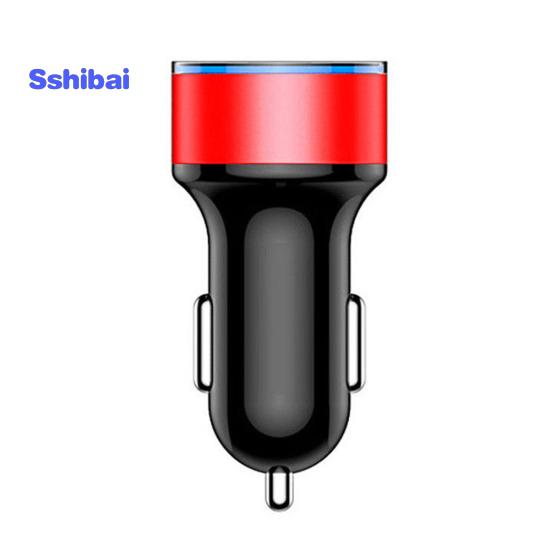 Портативный двойной USB светодиодный цифровой дисплей, быстрая зарядка, 5 В, 3,1 А, автомобильное зарядное устройство, адаптер для хобби, продукт