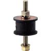 TRUSCO Round Rubber Double Maximum Load 5200N Anti-Vibration Bolts,