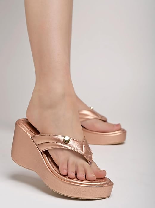 Shoetopia Женские Премиальные Стильные Удобные Повседневные Сандалии | Легкая Противоскользящая Подошва Для Улицы | Прочная Подошва С Хорошим Сцеплением Долговечная Повседневная Обувь