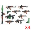 Военное Оружие Строительные Блоки Современные Фигурки Спецназа Солдат Армии Городская Полиция Многоцветные Аксессуары для АК Кирпичики Игрушки
