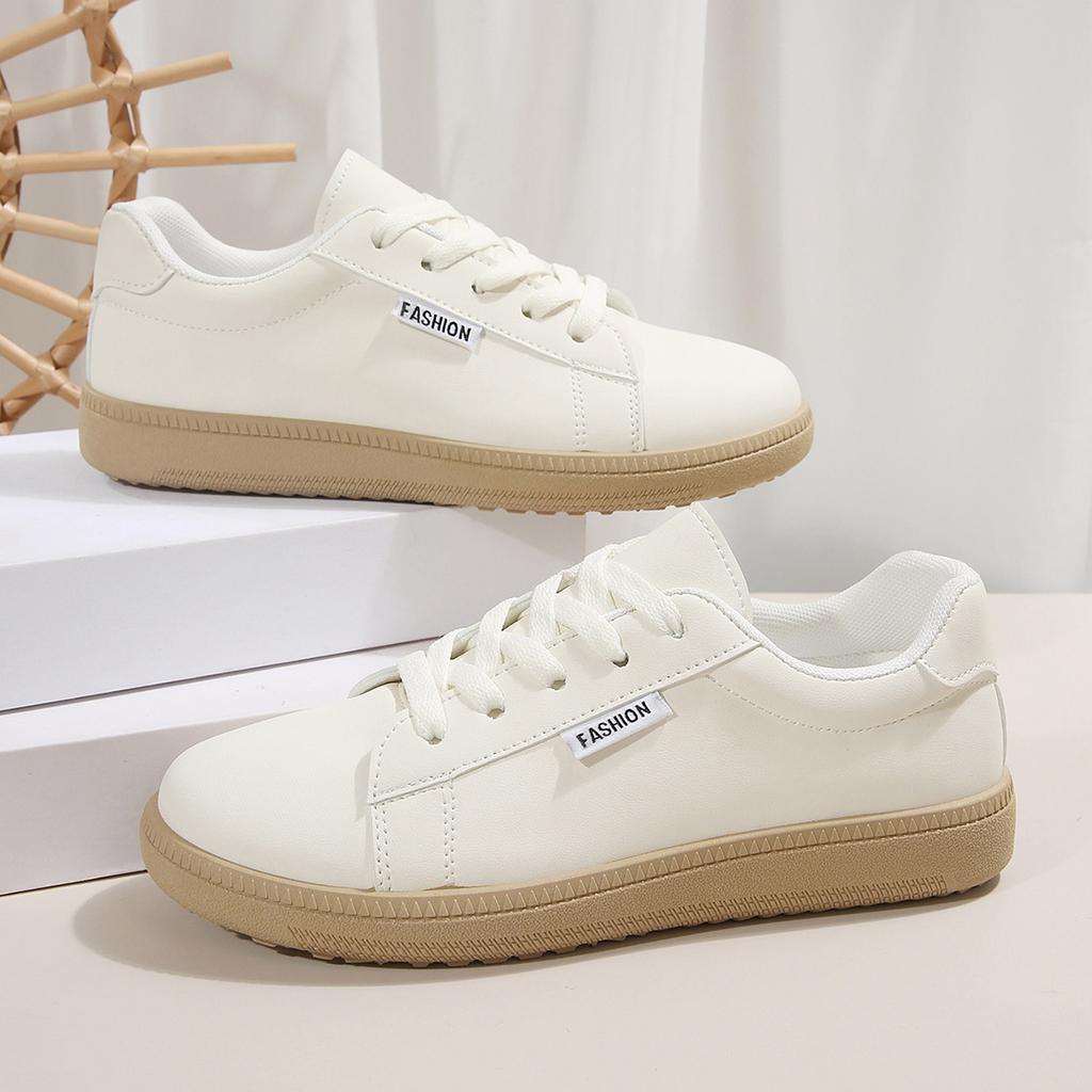 Маленькие белые туфли женские 2025 весна и лето импортные новые туфли женские туфли повседневная спортивная обувь однотонные белые туфли