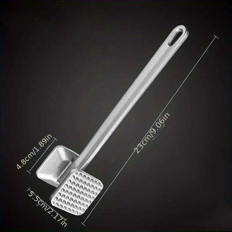 Кухонный молоток из нержавеющей стали с двумя сторонами для отбивания мяса, профессиональный поварской тендеризатор для мяса, многофункциональный инструмент для мяса