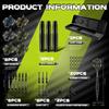 MageRabbit Soft Darts 3pcs 6 Flight 6 Aluminum Dart 6 Soft 20 Rubber Darts Home Dart Barrel 16g, Protectors, Shafts, Tips, O-Type Rings, Arrows,