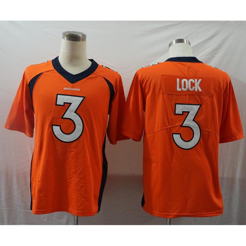 Denver Broncos NFL Football Jersey Men Women Cotton Blend Team Sport Uniform Custom Number 3 5 10 30 55 Lindsay