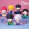В наличии 7 см Аниме Hunter x Hunter 5 шт. Q-Версия Набор ПВХ Фигурок Гон Киллуа Сидящие Коллекционная Подарок