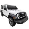 SCOUTT | Bra Capot Déflecteur Protection Pour Jeep Wrangler Rubicon JL Depuis 2018, Aérodynamique, Assemblage Facile