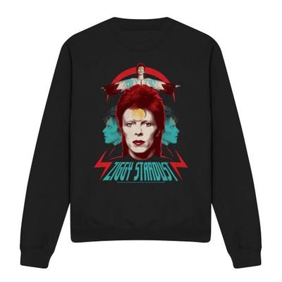 David Bowie Толстовка унисекс для взрослых Ziggy Heads