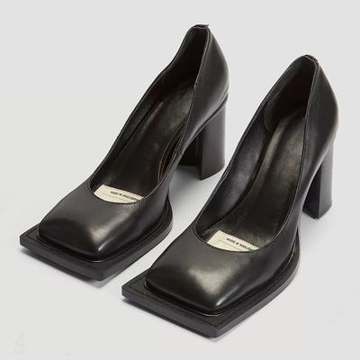 Туфли Мэри Джейн на массивном каблуке с квадратным носком, женские, ретро готические, абсолютно новые, весна-лето-осень, туфли-лодочки в стиле Лолита