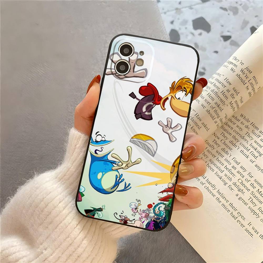 Anime R-Rayman Legends Phone Case For IPhone 17 Air 16 15 14 13 Pro Max 11 12 Black Silicone Cover