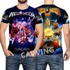 Новая Мода Женские/Мужские 3D Печать Хэллоуин Группа Повседневные Футболки Хип-Хоп Футболки Харадзюку Стиль Топы Одежда