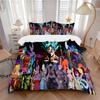 Dragon Ball Super Heroes Print 3Pcs Bedding Setduvet Cover With 2 Bedropillowcase Home Birthday Gift