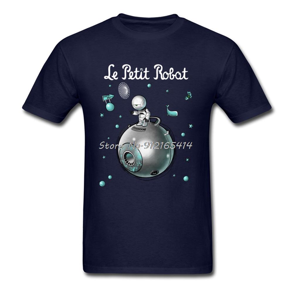Le Petit Robot T Shirt Unisex Black Tshirt Little Prince Tshirt Version Clothing 3d Heavy Metal Tops Punk Tee Cotton Summer