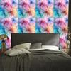 Ink blue and turquoise wallpaper, blue background for living room and bedroom 50x1000