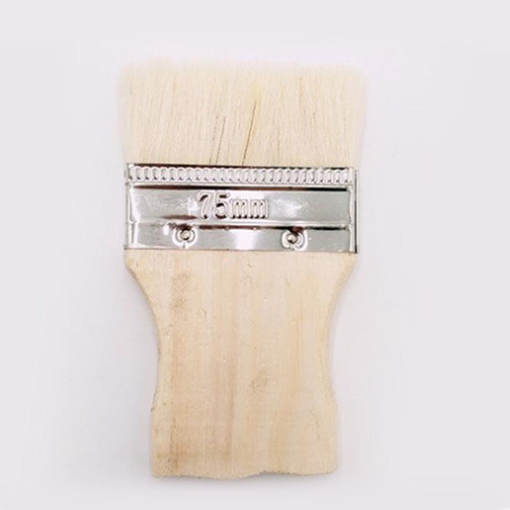 Профессиональные 3/4/5-дюймовые большие кисти для рисования, универсальный набор плоских кистей для рисования, шерстяная щетина для гладкого нанесения