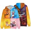Men's Graphic Hoodie Five Nights At Freddy's Prints Classic Casual 3D Pullover Holiday Fashion Hoodies Thin Style Long Sleeve Hooded