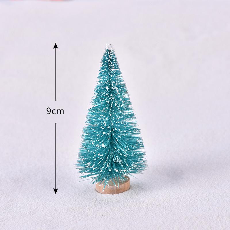 Pine Needle Layer Upon Layer Christmas Tree Micro-landscape Accessories Snow Tree Sand Table Landscape Ornaments, Christmas Gifts