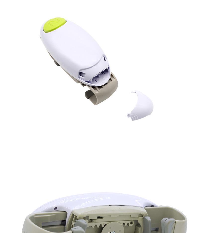 Electric Multi-Opener: Double-Ear Can & Bottle Opener with One-Button Automatic Silicone Grip.