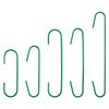 100 шт. Рождественские крючки Держатель для подвешивания рождественских шаров для дома Навидад Новогодние украшения Праздничное украшение