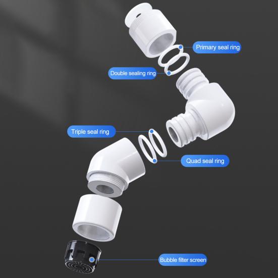 1 комплект удлинитель для крана с вращением на 360 градусов, брызгозащищенный смеситель для мойки, насадка-барботер, бытовые принадлежности