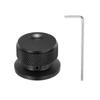 1/4" (6mm) Universal Volume and Tone Control Knob with Oval Groove Indicator for Guitar, Black (30x20mm)