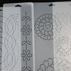 Quilting Templates Floral Line Quilting Stencil Reusable Plastic Sewing Stencil Patchwork Tool for Painting On Bag Shirt