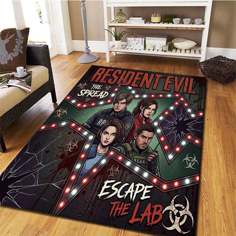 Resident Evil Carpet Rug For Living Room Bedroom Home Sofa Decoration Kids Play Nonslip Floor Mat