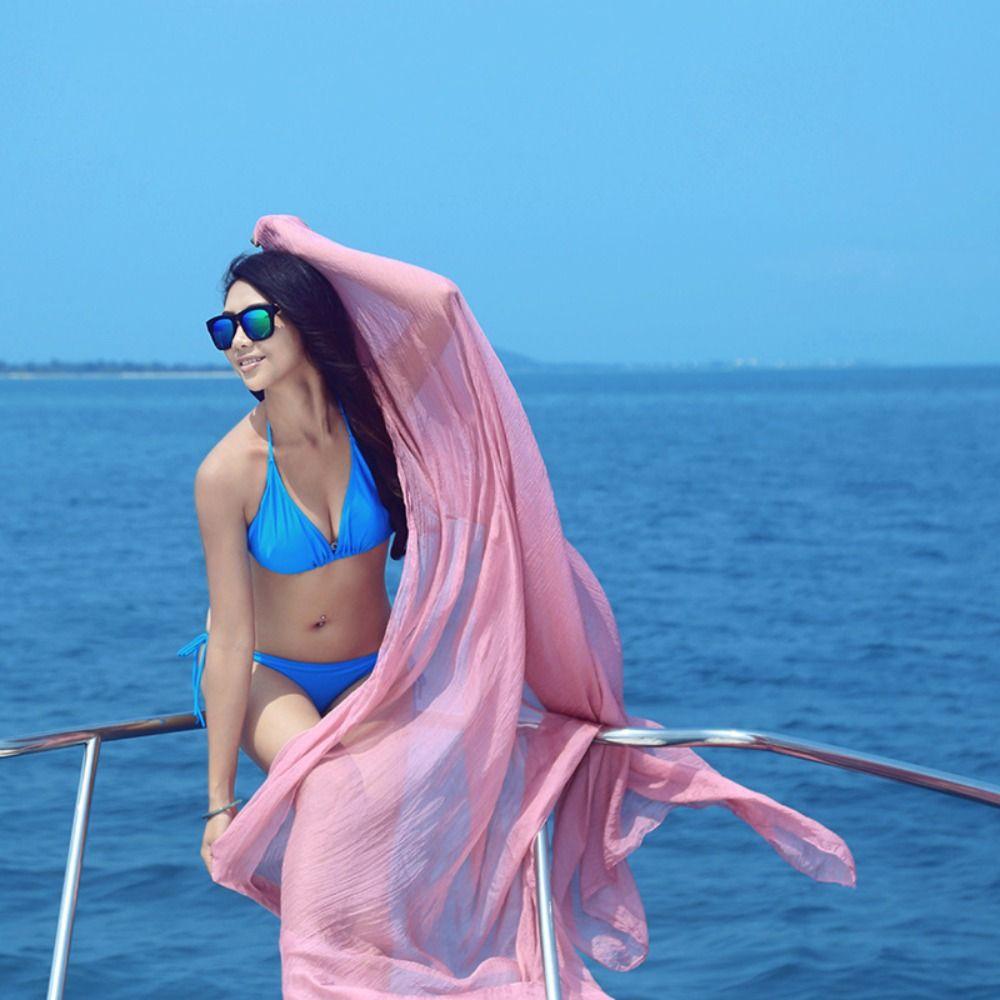 Bohemian Style Beach Shawl Korean Style Shawl Female Wraps Summer Large Scarf Sunscreen Scarf