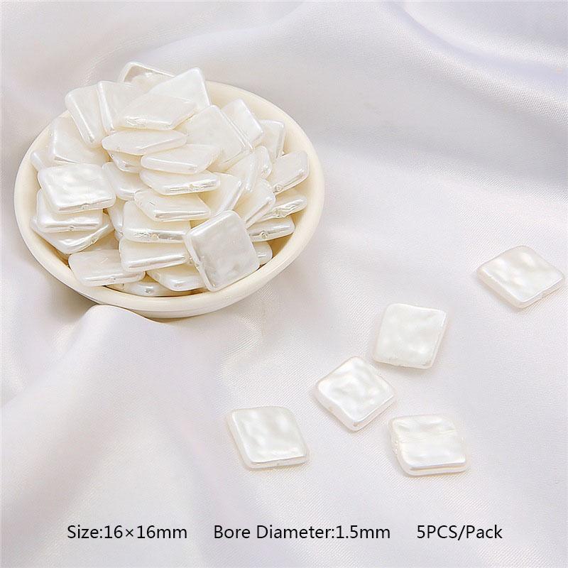 10/20 шт./упак., высококачественные бусины из АБС-пластика с искусственным жемчугом неправильной формы, свободные бусины для ожерелья, ювелирные аксессуары