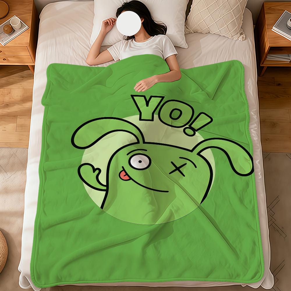 funny cartoon meme cute U-UglyDolls-S O-OX soft warm plush blanket dorm sofa living room pet hogar bed gift nap home Flannel