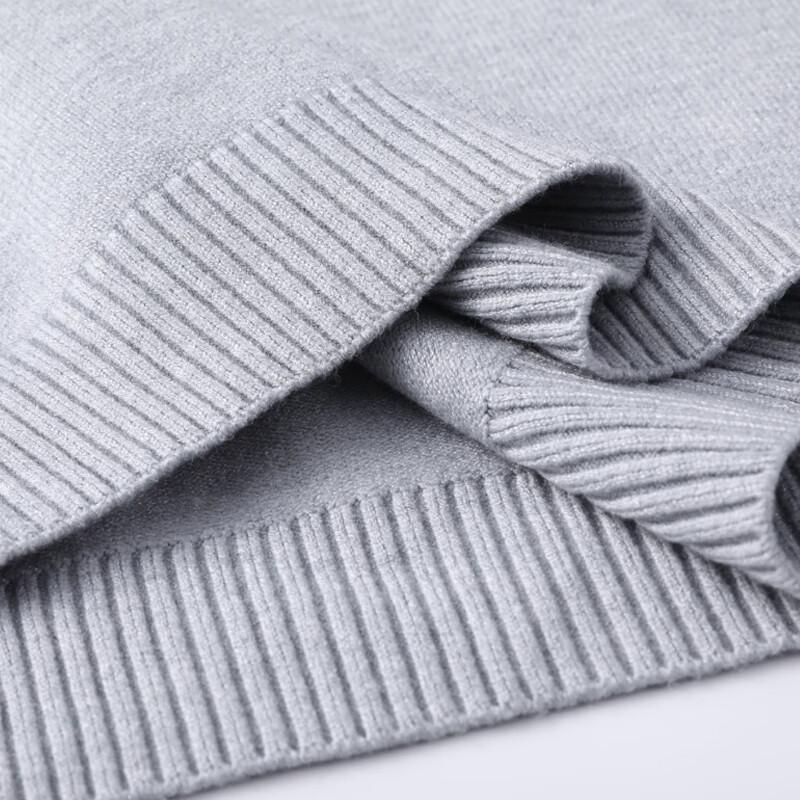 Pierre Cardin Men's Solid Color Semi-High Neck Knit Pullover