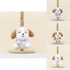 Plush Dog Keychain With Cotton Filling For Bag Decor And Gift For Kids