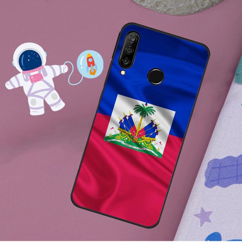 Винтажный флаг Гаити для Huawei Nova Y72 Y73 Y60 Y70 Y90 Y61 Y91 7i 8i 11i 12i 12s 9 10 SE P20 P30 P40 Lite Чехол