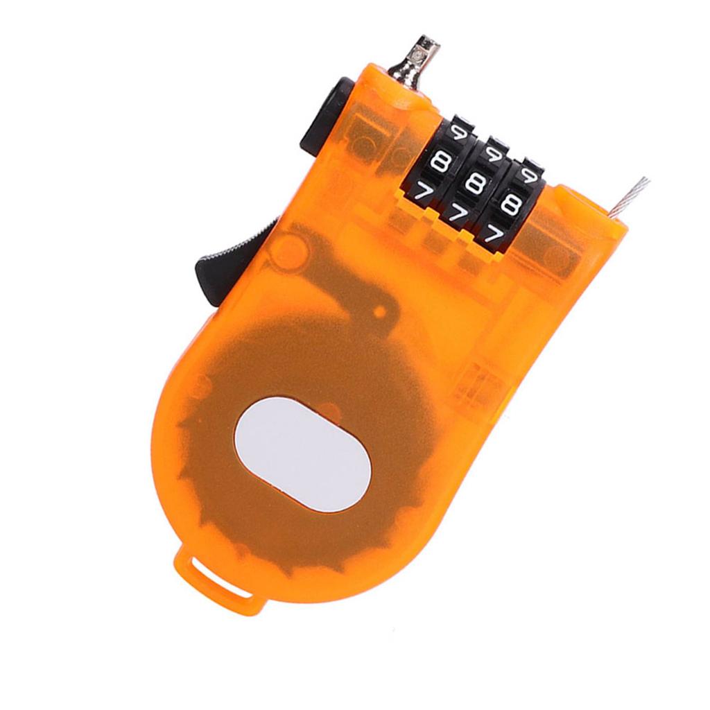 Мини Кодовый Замок на Шнурке с Защитой от Кражи Водонепроницаемый Выдвижной Замок для Мотоциклетного Шлема для Шкафов Ящиков для Инструментов