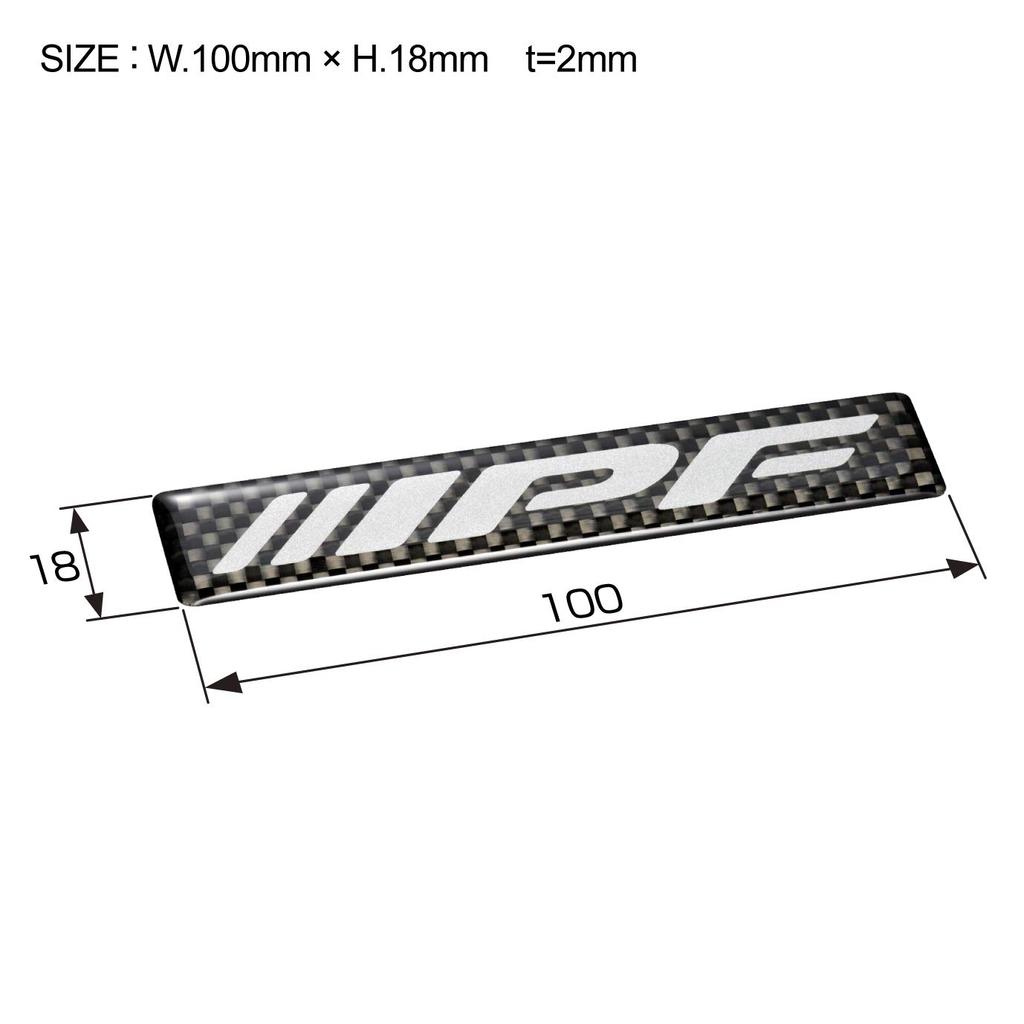IPF Emblem Carbon Sticker M Size RA-311 [Official Goods]