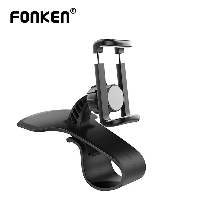 FONKEN Автомобильный держатель для телефона/GPS с креплением на приборную панель, с вращением на 360 градусов