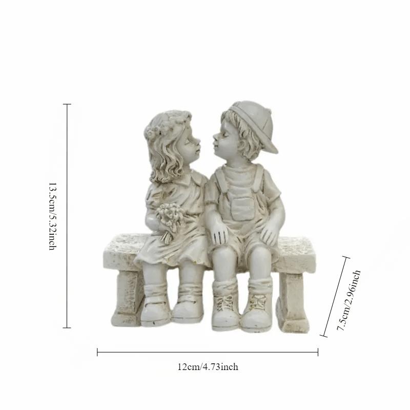 1 шт. Скульптура из смолы, украшения для дома и сада, статуэтка для дома, улицы, крыльца, украшения, аксессуары, украшение из смолы на День святого Валентина