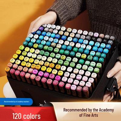 Двусторонние маркеры на масляной основе для студентов-художников и аниме, идеально подходят для детского рисования и раскрашивания.